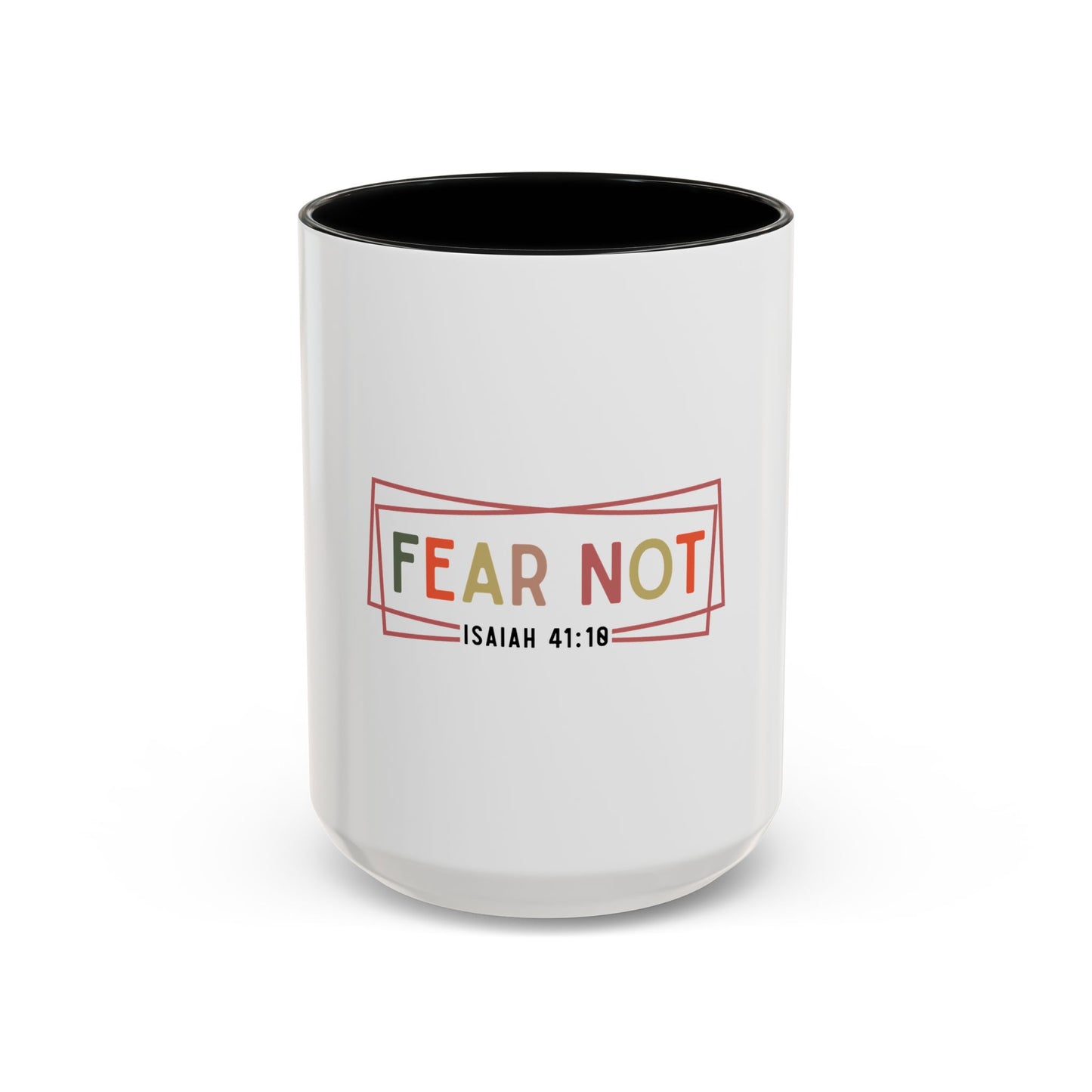 Inspirational Coffee Mug - Fear Not Isaiah 41:10, Motivational Gift, Christian Decor, Office Mug, Faith-Based Kitchenware