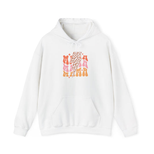 Lightning Leopard Mama Unisex Heavy Blend Hoodie