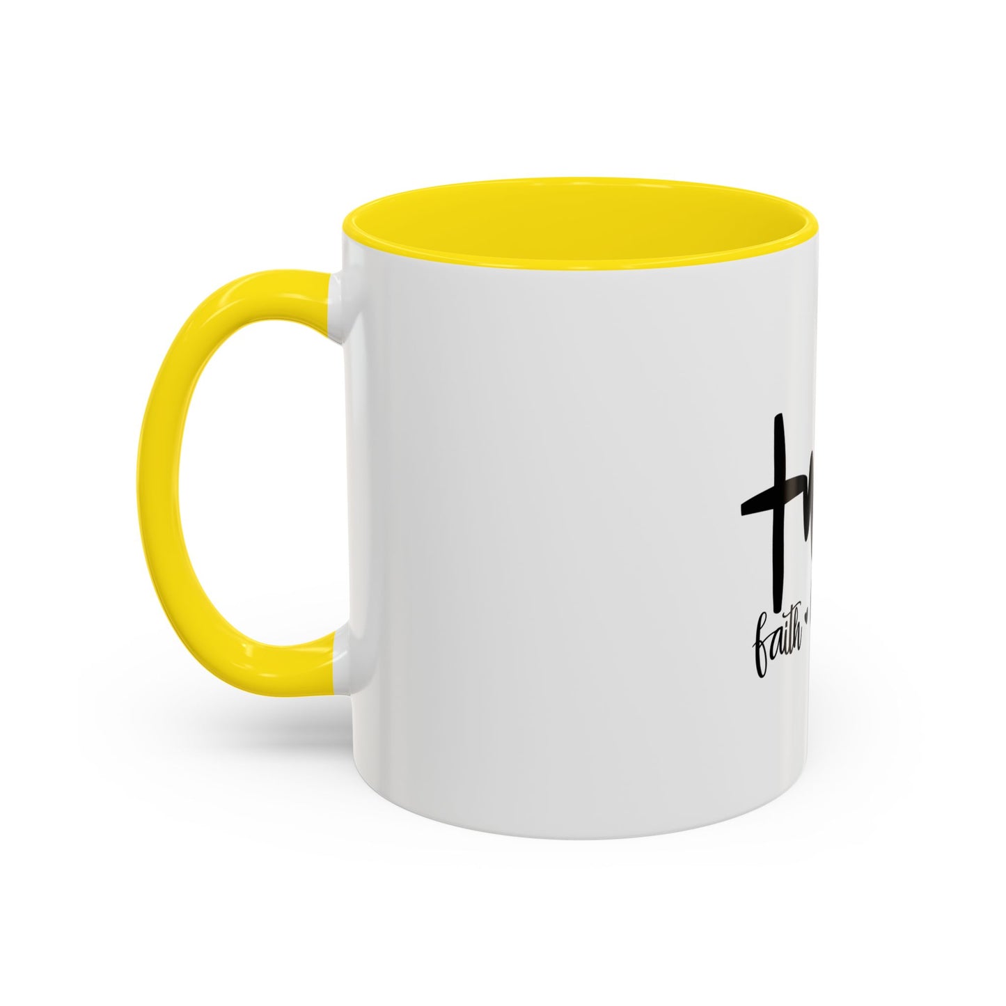 Faith, Hope, Love Coffee Mug - Inspirational Accent Mug, Perfect Gift for Friends, Motivational Decor, Spiritual Coffee Cup, [...]