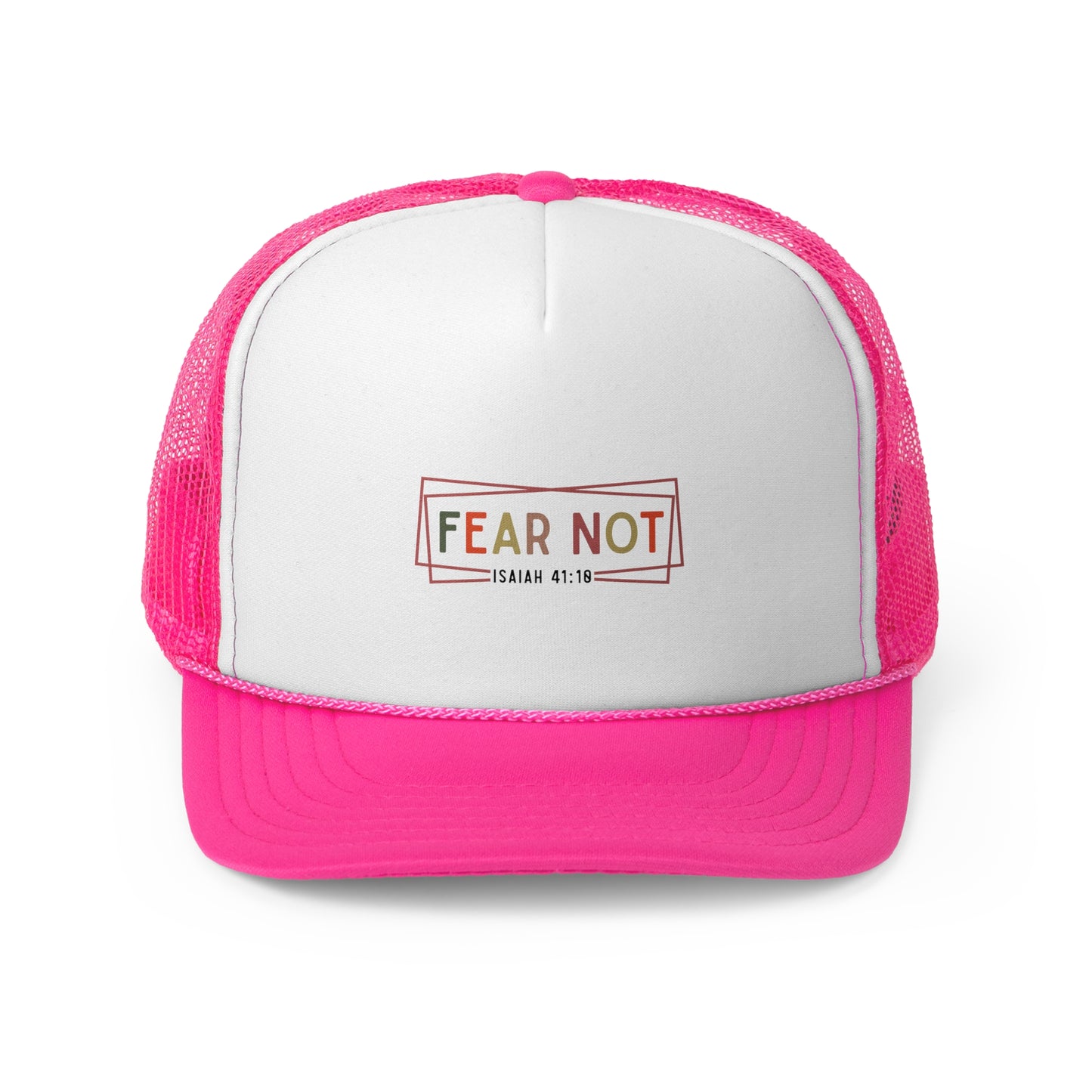 Fear Not Trucker Cap - Inspirational Hat for Faith and Comfort, Religious Gift, Adjustable Cap for Everyday Wear, Ideal for Outdoor [...]