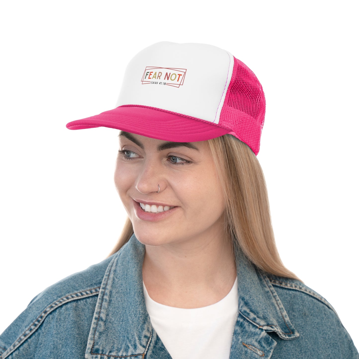 Fear Not Trucker Cap - Inspirational Hat for Faith and Comfort, Religious Gift, Adjustable Cap for Everyday Wear, Ideal for Outdoor [...]