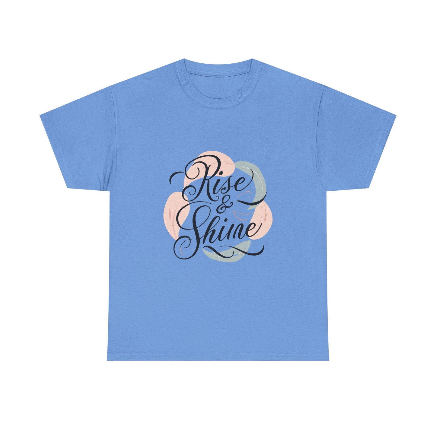 Inspirational 'Rise & Shine' Unisex Heavy Cotton Tee