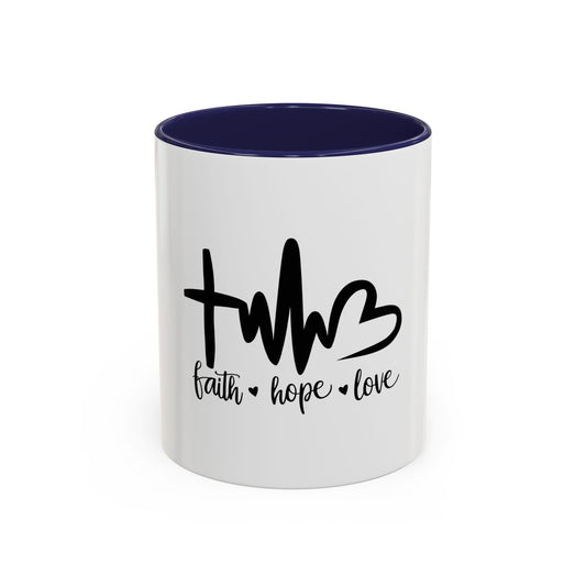 Faith, Hope, Love Coffee Mug - Inspirational Accent Mug, Perfect Gift for Friends, Motivational Decor, Spiritual Coffee Cup, [...]
