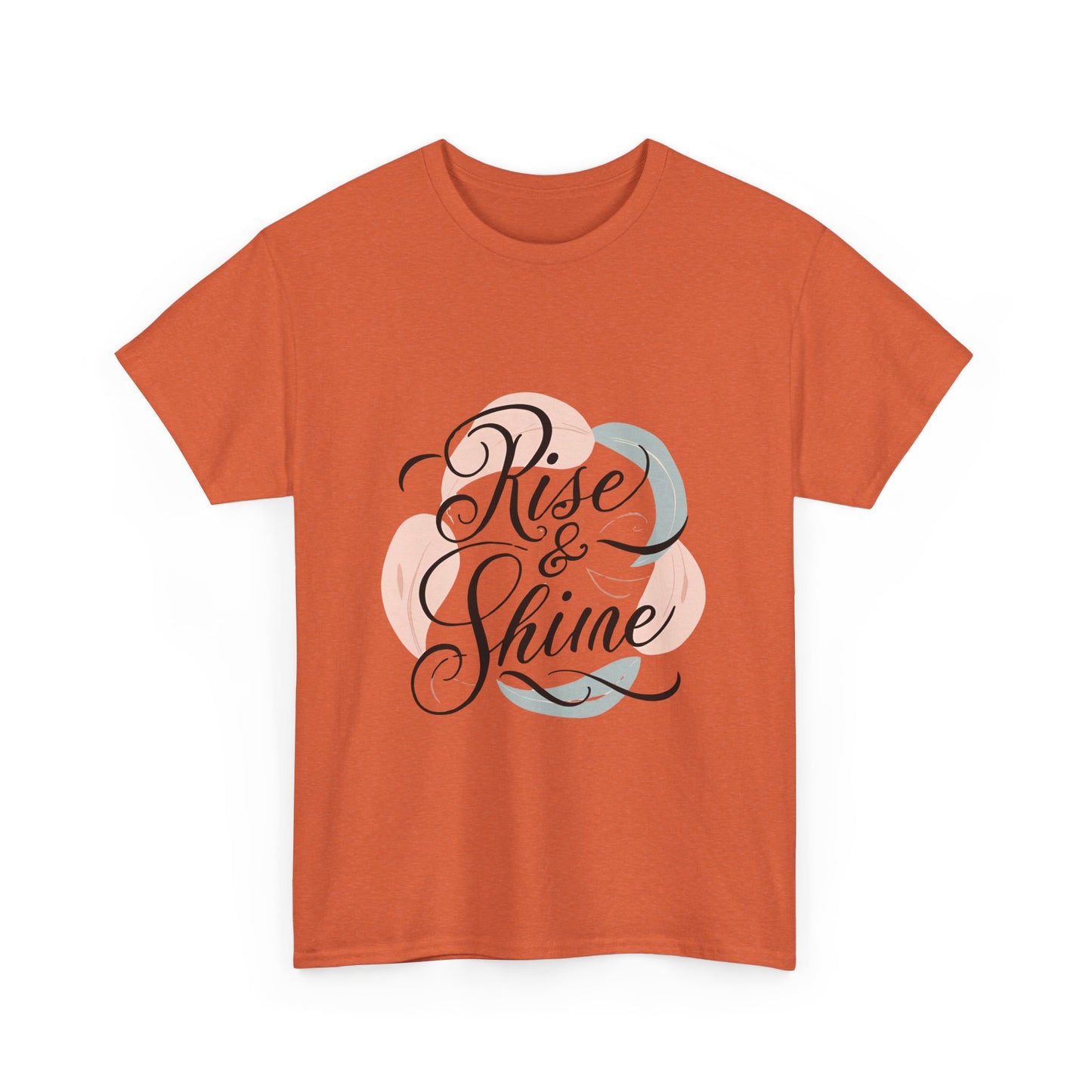 Inspirational 'Rise & Shine' Unisex Heavy Cotton Tee