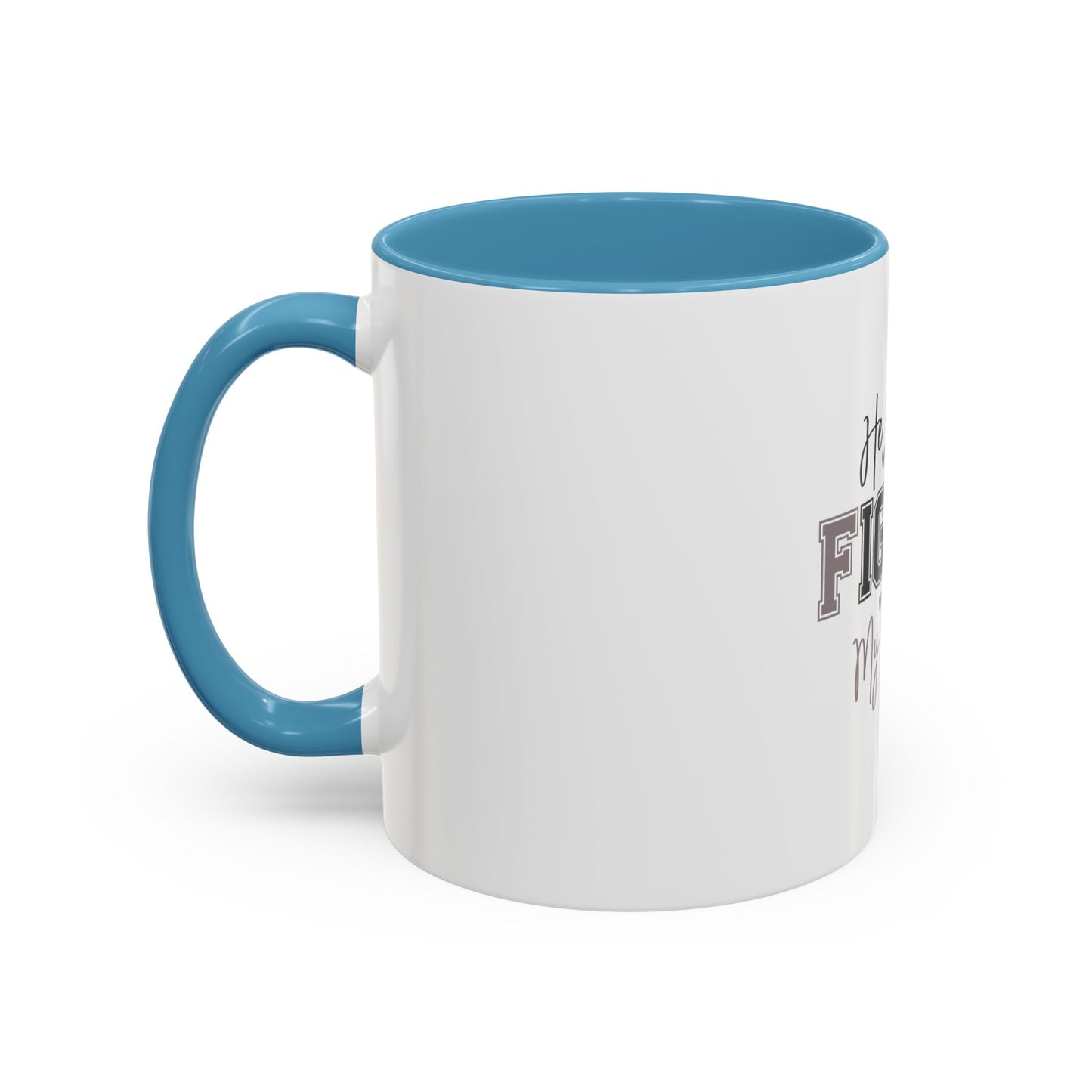Inspirational Coffee Mug - He Fights My Battles, Motivational Gift for Believers, Faith-Based Home Decor, Christian Drinkware, [...]