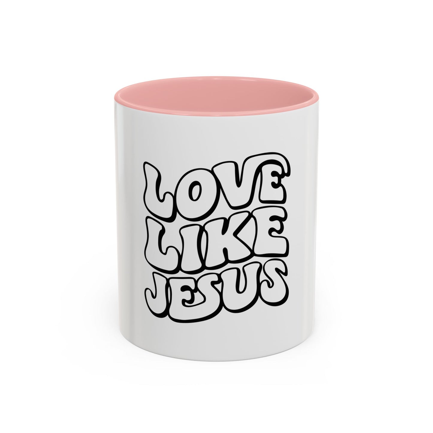 Love Like Jesus Accent Coffee Mug | Inspirational Mug for Christians, Unique Gift for Birthdays, Holidays, Religious Gatherings, Cozy Decor