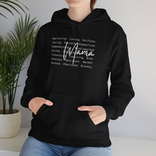 Mama Love Heavy Blend Hoodie - Nurturing, Supportive, and Cherished