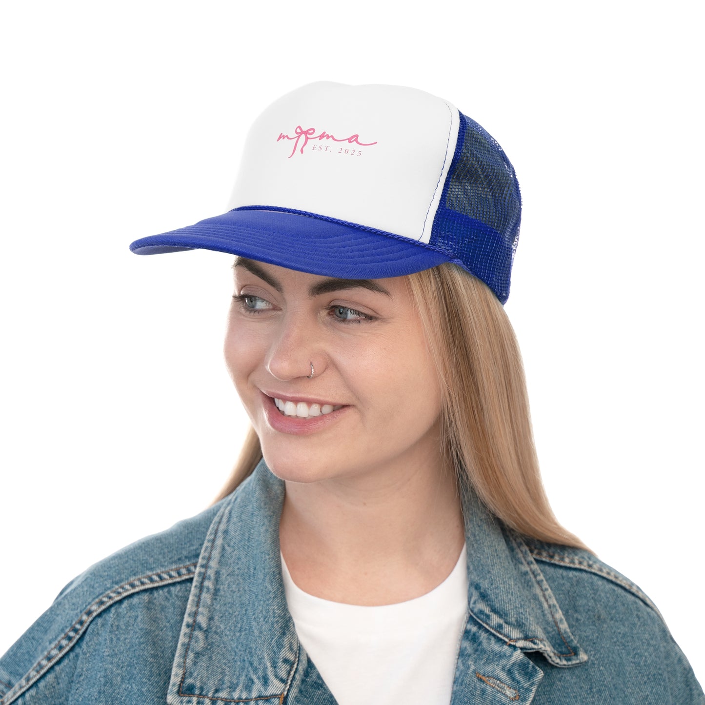 Custom Trucker Cap with 'mama' Design - Perfect Gift for Mothers Day Celebrations