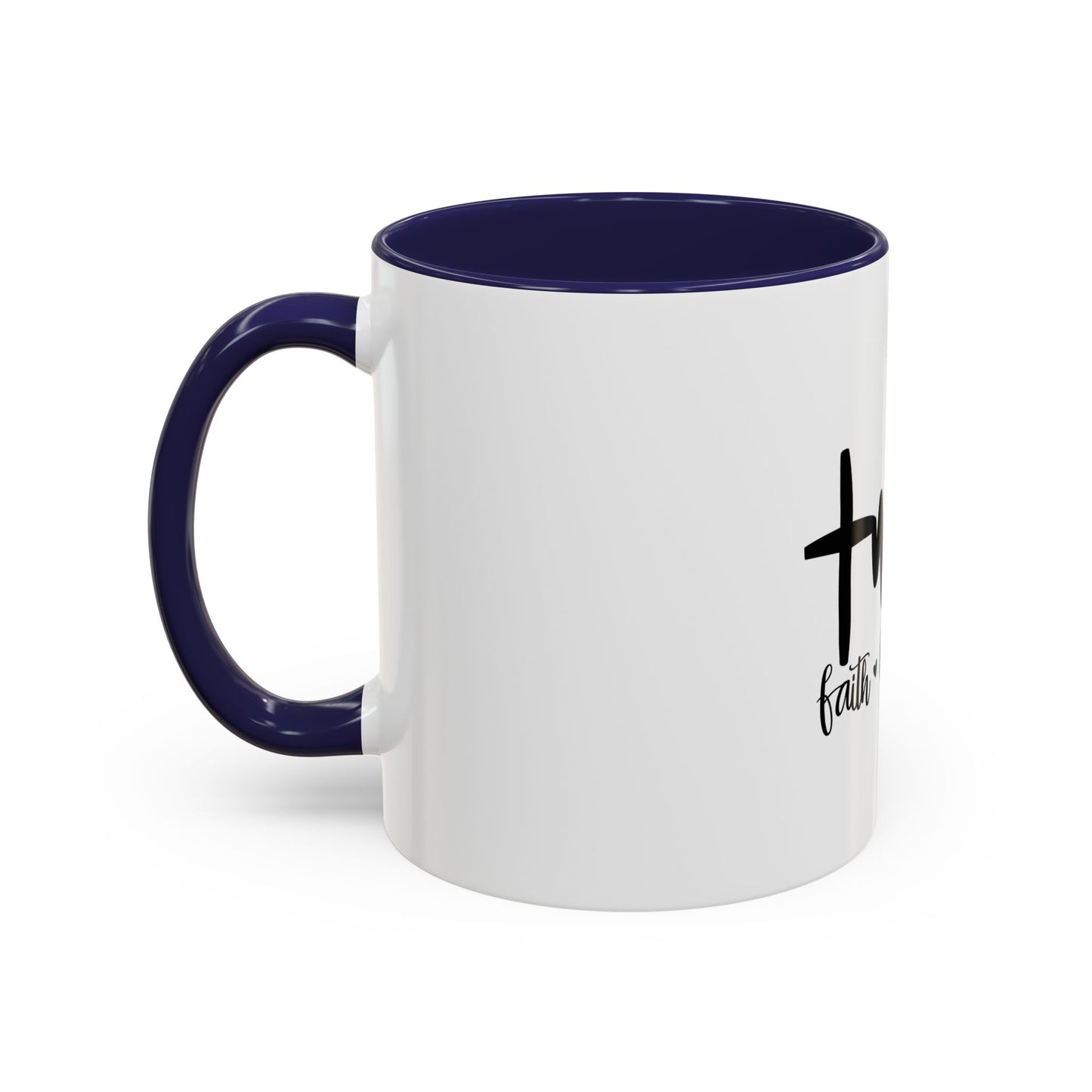Faith, Hope, Love Coffee Mug - Inspirational Accent Mug, Perfect Gift for Friends, Motivational Decor, Spiritual Coffee Cup, [...]